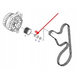 F404900010020 alternator cone ring