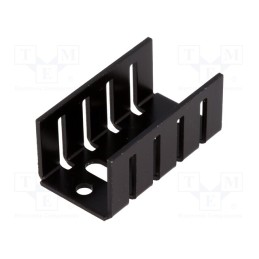 2 pcs x FISCHER ELEKTRONIK - ICK35SA - Heatsink: moulded, TO220, black, L: 35mm, W: 18.5mm, H: 15mm, 15K/W