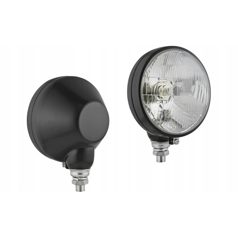 H4 headlight in a metal housing 161x115