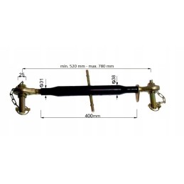 Central connector, turnbuckle, turnbuckle, Ursus C 360