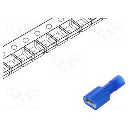 5 pcs x PANDUIT - DNF14-250FIB-3K - Terminal: flat, 6.3mm, 0.8mm, female, 1.5÷2.5mm2, crimped, tinned