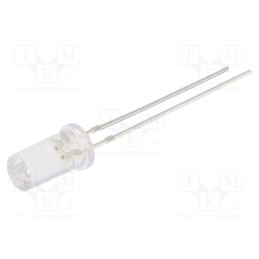 1 pcs x OPTOSUPPLY - OSOOP25T51A - LED, 5mm, orange, 750÷1120mcd, 50°, Front: flat, 1.8÷2.6V, -30÷85°C