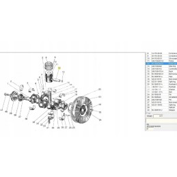 Engine piston pin mtz 80 82 belarus 2401004042