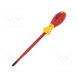 1 pcs x WIHA - 35392 - Screwdriver, insulated,slim, slot, 6,5x1,2mm, Blade length: 150mm