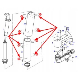 F339202100290 exhaust pipe rivet