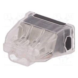 5 pcs x ELECTRO TERMINAL - 88714701 - Quick splice, spring clamp, 0.5÷2.5mm2, 450V, 24A, anthracite