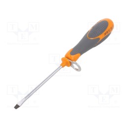 1 pcs x BETA - 12904030 - Screwdriver, 4,0x0,8mm, Overall len: 196mm, Blade length: 100mm