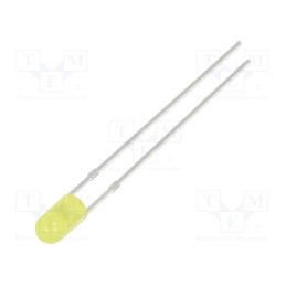 1 pcs x OPTOSUPPLY - OSY6PA3E34B - LED, 3mm, amber, 30°, Front: convex, 1.8÷2.6V, No.of term: 2, 4÷5lm