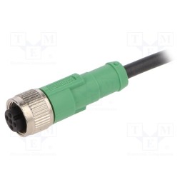 1 pcs x PHOENIX CONTACT - SAC-5P-1,5-PUR/M12FS - Connection lead, M12, PIN: 5, straight, 1.5m, plug, 60VAC, 4A, PUR