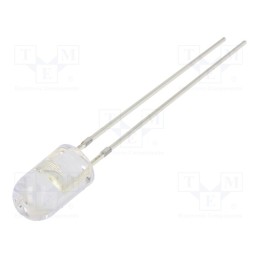 1 pcs x OPTOSUPPLY - OSW44P5E31B - LED, 5mm, white cold, 18000÷22000mcd, 30°, Front: convex, 2.9÷3.4V