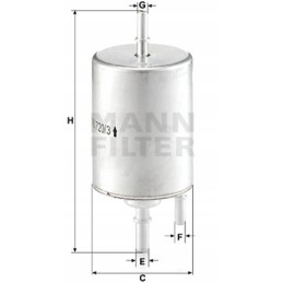 Mann fuel filter audi a4 8e2 b6