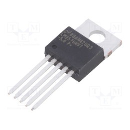 1 pcs x TEXAS INSTRUMENTS - LM2576HVT-5.0/NOPB - IC: PMIC, DC/DC converter, Uin: 4÷60VDC, Uout: 5VDC, 3A, TO220-5