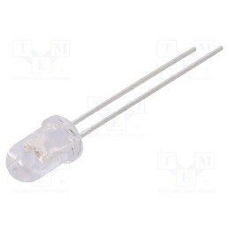 1 pcs x LUCKYLIGHT - LL-504BC2Z-B4-2GF - LED, 5mm, blue, 1700÷2600mcd, 60°, Front: convex, 2.8÷3.6V