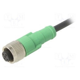 1 pcs x PHOENIX CONTACT - SAC-5P-3,0-PUR/M12FS - Connection lead, M12, PIN: 5, straight, 3m, plug, 60VAC, 4A, -25÷90°C