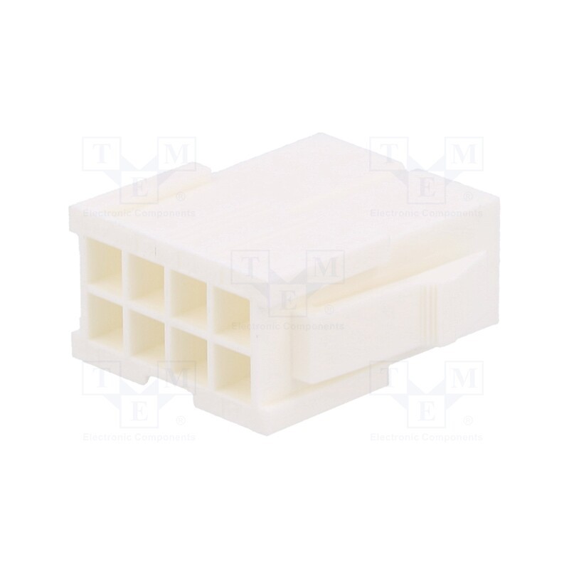 5 pcs x Amphenol Communications Solutions - 10127816-08LF - Plug, wire-wire/PCB, male, Minitek® Pwr 4.2, 4.2mm, PIN: 8, FCI