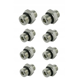 Connections to a 3-section 40l hydraulic distributor