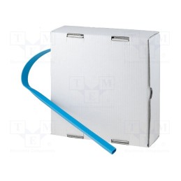 1 rol x CYG/KTG - CB-HFT(2X) 2.4 BOX BL - Heat shrink sleeve, glueless, 2: 1, 2.4mm, blue, polyolefine