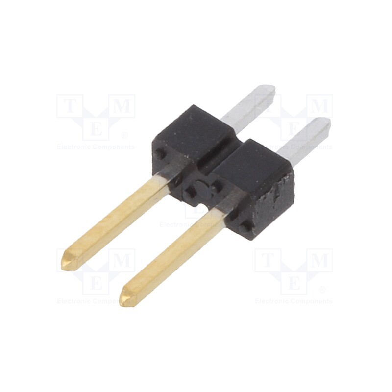 5 pcs x Amphenol Communications Solutions - 68001-202HLF - Pin header, pin strips, BERGSTIK II, male, PIN: 2, straight, 2.54mm