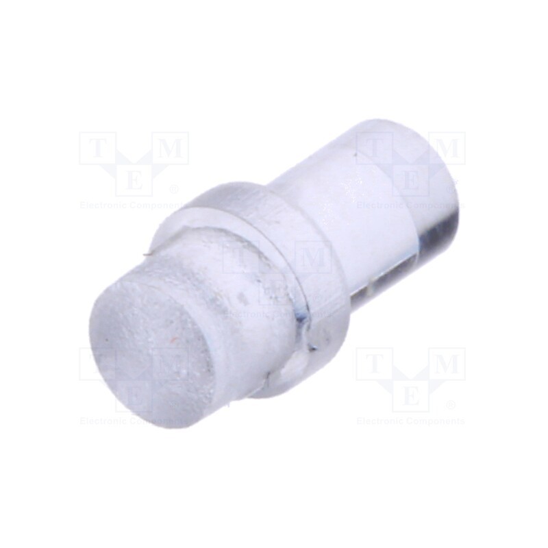 5 pcs x BIVAR - PLP1-5MM-F - Fiber for LED, round, Ø3mm, Front: flat, straight, with flange