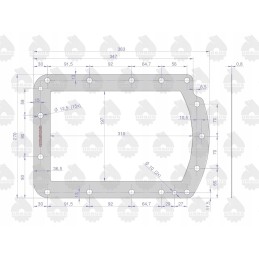 Rear axle body seal, front krazelite