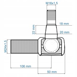 Hurlimann rod end 1824403m91