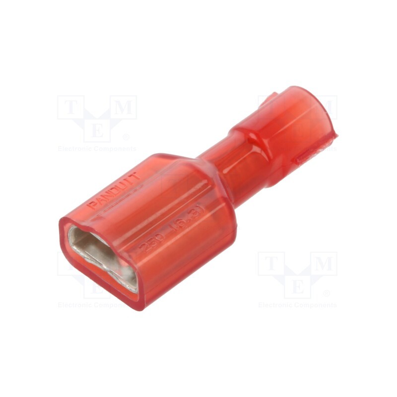 5 pcs x PANDUIT - DNF18-250FIB-3K - Terminal: flat, 6.3mm, 0.8mm, female, 0.5÷1mm2, crimped, for cable