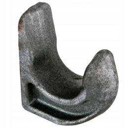 Forged loader bucket hook, diameter 40