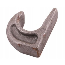 Forged loader bucket hook, diameter 40
