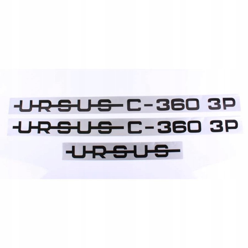 Stickers sign ursus c 360 c360 3p set