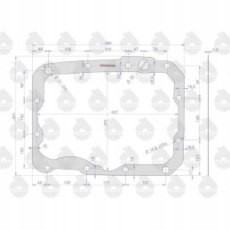Gearbox and axle gasket 89153091 krazelite 0 8mm