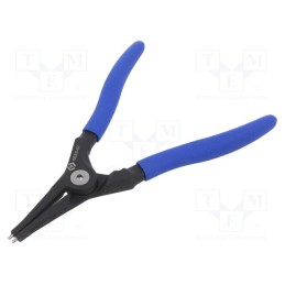 1 pcs x KING TONY - 66SS-07 - Pliers, for circlip, external, 19÷60mm, Pliers len: 188mm