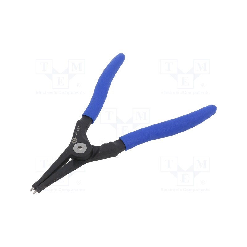 1 pcs x KING TONY - 66SS-07 - Pliers, for circlip, external, 19÷60mm, Pliers len: 188mm