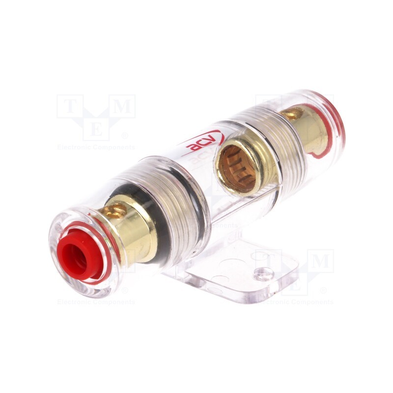 1 pcs x ACV - 30.3801-01 - Fuse holder, gold-plated