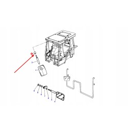 3389751m1 interior mirror threaded bushing
