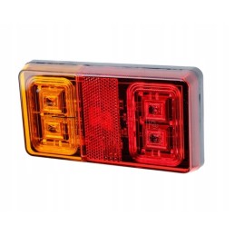 LED rear lamp for a tow truck trailer
