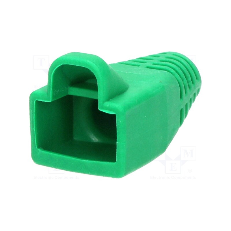 5 pcs x ENCITECH - 6510-0100-05 - RJ45 plug boot, 6mm, green