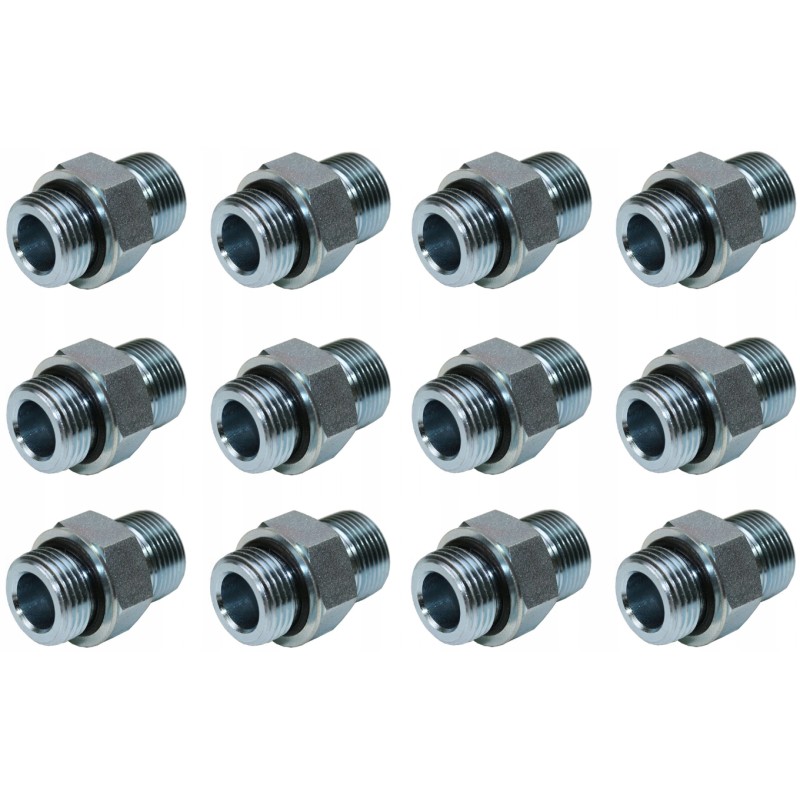 Connections to a 5-section hydraulic distributor, 80l