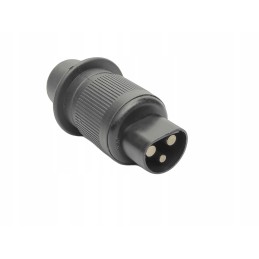 3-pin plug with male pins