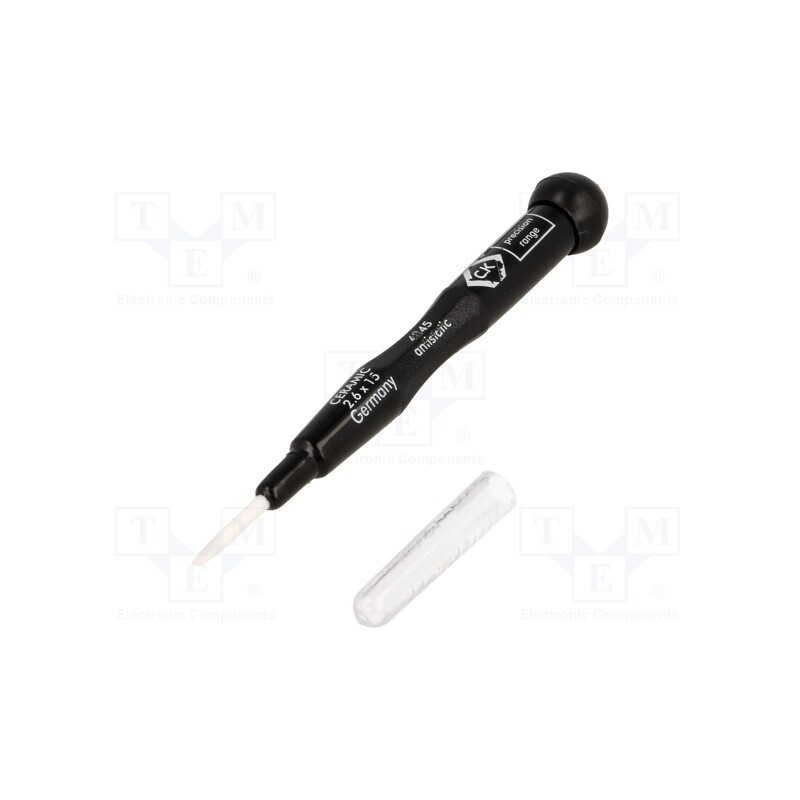 1 pcs x C.K - T4845 26 - Ceramic trimmer, Blade length: 16mm, Overall len: 110mm, Bit: slot