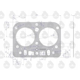 Head gasket c 330 original ursus 42022040
