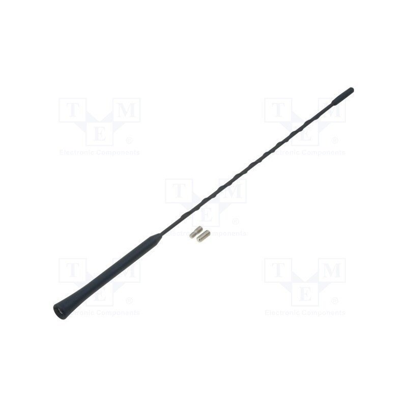 1 pcs x PER.PIC. - A00106 - Antenna mast, 0.395m, M5,M6, inside, universal, black