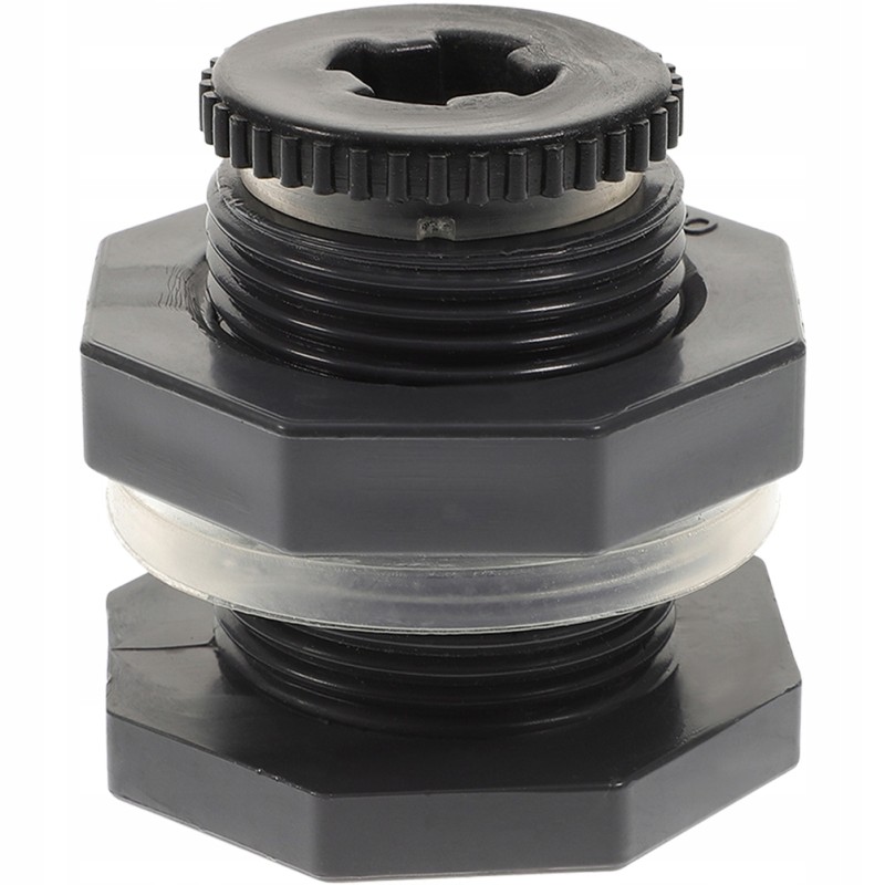 Water tank connector, aquarium bulkhead parts