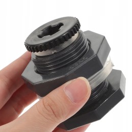 Water tank connector, aquarium bulkhead parts