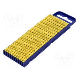 200 pcs x HELLERMANNTYTON - 561-02324 - Markers, Marking: L2, 2.8÷3.8mm, polyamide, yellow, -40÷85°C, WIC