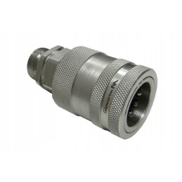 Hydraulic quick connector, M22x1 socket, 5 euro connections