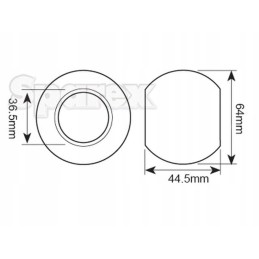 The ball of the lower beam of the lower connector cat3 is reinforced