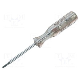 1 pcs x BAHCO - 8045VDE - Voltage tester, insulated, slot, 3,5x0,5mm, Blade length: 77mm