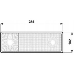 Rear lamp set c360 trailer left right