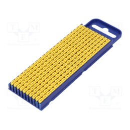 200 pcs x HELLERMANNTYTON - 561-02094 - Markers, Marking: I, 2.8÷3.8mm, polyamide, yellow, -40÷85°C, WIC