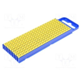 200 pcs x HELLERMANNTYTON - 561-02694 - Markers, Marking: 9, 2.8÷3.8mm, polyamide, yellow, -40÷85°C, WIC